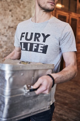 T-shirt Ivander Fury Life - Gris