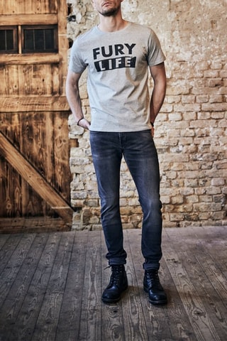 T-shirt Ivander Fury Life - Gris