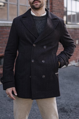 Manteau Wyatt Chevrony - Noir