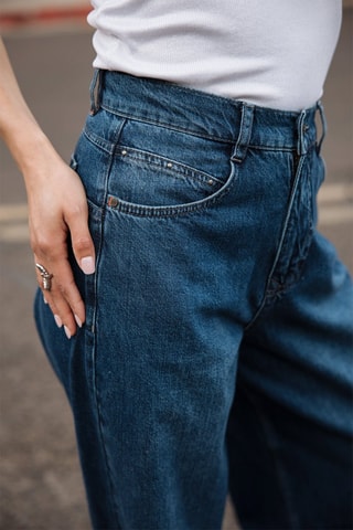 Jean wide legs - Bleu