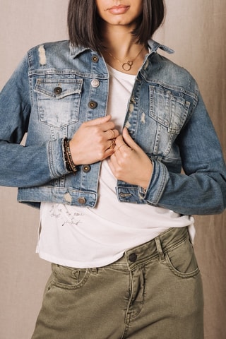 Veste en jean - Bleu