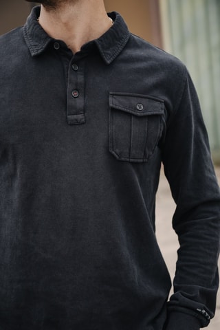 Polo Matthew Maclado - Noir