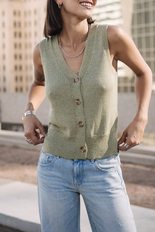 Top sans manches - Vert