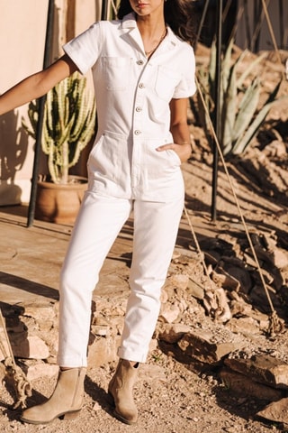 Combinaison 7/8 Tifany Andalousia - Blanc