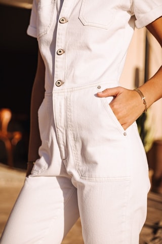 Combinaison 7/8 Tifany Andalousia - Blanc