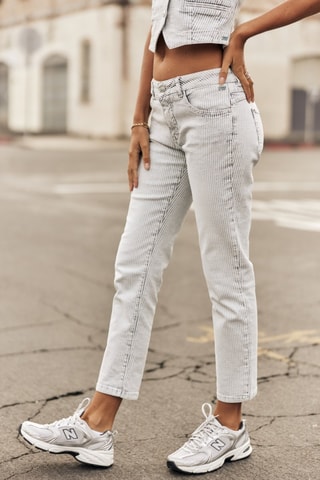 Jean 7/8 Sophy SDM - Blanc