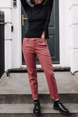 Pantalon Claudia Smaller - Noir et rose