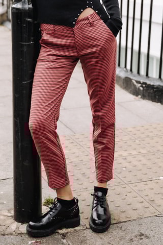 Pantalon Claudia Smaller - Noir et rose