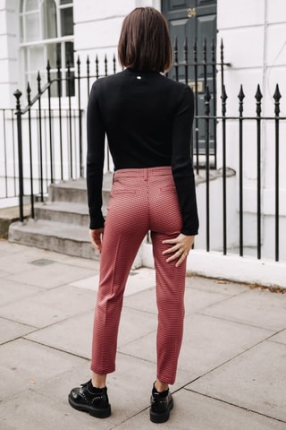 Pantalon Claudia Smaller - Noir et rose