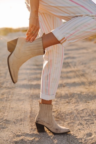 Pantalon Timea Tulum - Blanc et rose