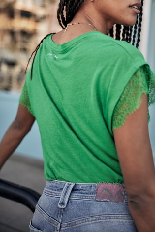 T-shirt Tanaiss Linen - Vert