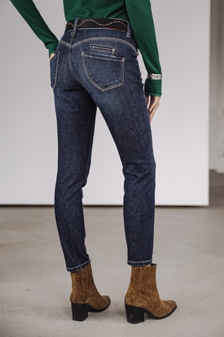 Jean Alexa High Waist Cropped SDM - Bleu