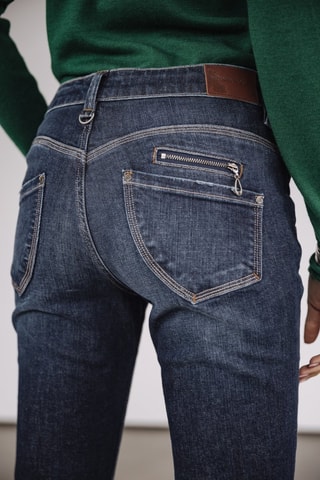 Jean Alexa High Waist Cropped SDM - Bleu