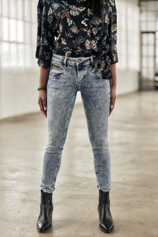 Jean 7/8 Alexa Cropped S-SDM - Bleu