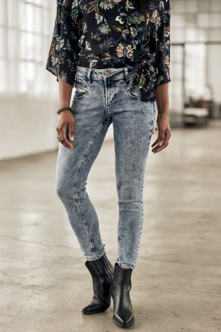 Jean 7/8 Alexa Cropped S-SDM - Bleu
