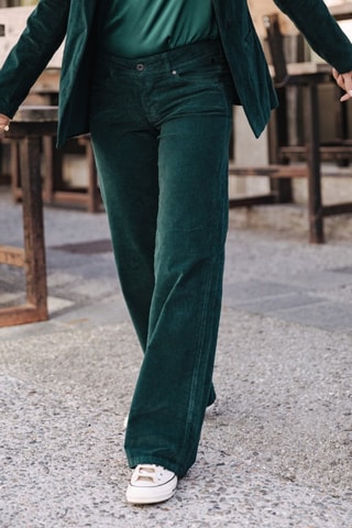 Pantalon Agatha Velvet - Vert