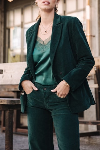 Pantalon Agatha Velvet - Vert