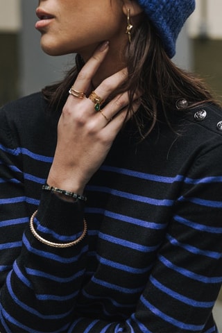 Pull Pansy Stripes - Bleu