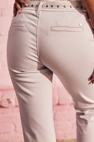 Pantalon slim Claudia Polyneo - Violet