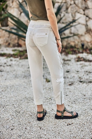 Pantalon slim Celine - Blanc