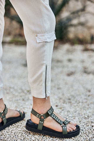 Pantalon slim Celine - Blanc