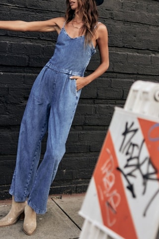 Combinaison Amalia Denim - Bleu