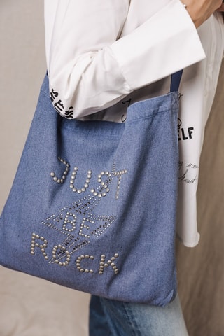 Sac porté épaule - Bleu