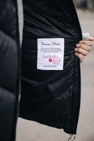 Doudoune à capuche Camryn - Noir