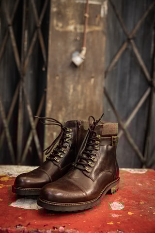 Bottines en cuir Bram - Marron