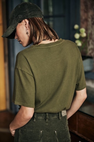 T-shirt Suria Print Dakota - Vert