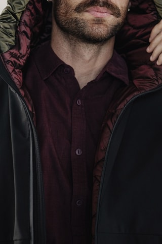 Veste imperméable à capuche Belleau - Noir