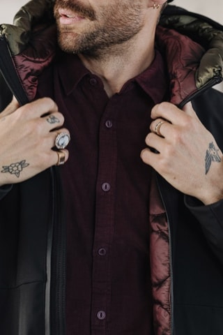 Veste imperméable à capuche Belleau - Noir