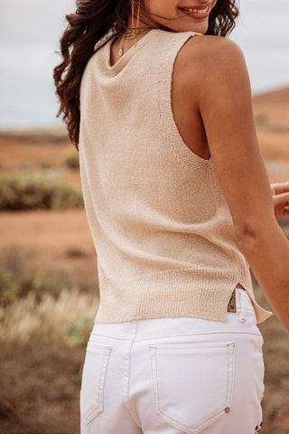 Gilet sans manches - Beige