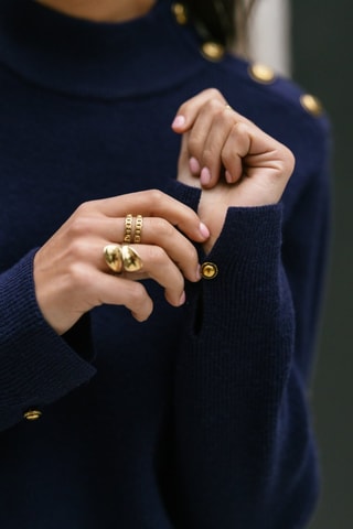 Robe dte Reliane Plain - Bleu