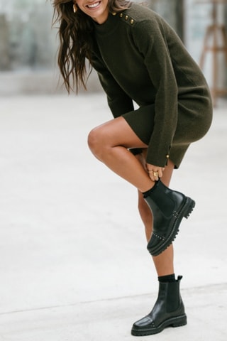 Robe dte Reliane Plain - Vert