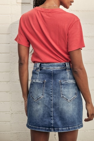 T-shirt Suria Print Boston - Rouge