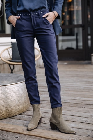 Pantalon Claudia Polyneo - Bleu