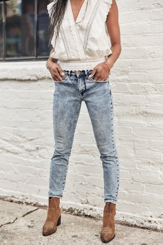 Jean 7/8 Sophy S-SDM - Bleu