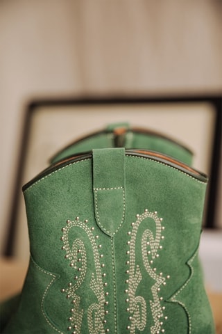 Bottines en nubuck Laurene Suede - Vert