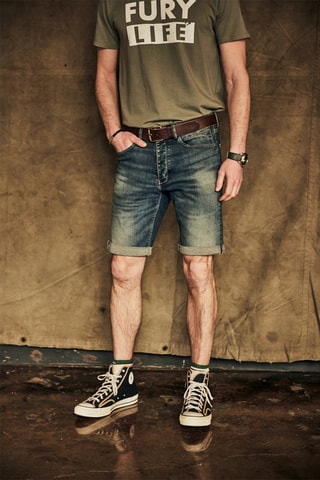 Short en jean Taquion - Bleu