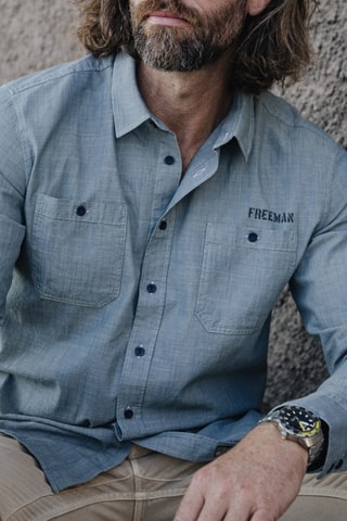 Chemise Glenn ML Denim - Bleu