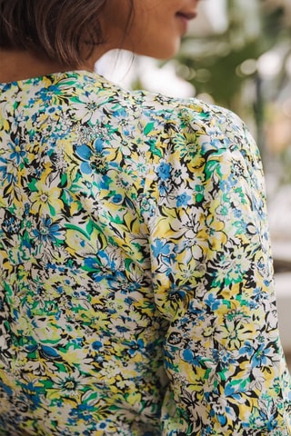 Robe portefeuille Laurence Parodia - Vert