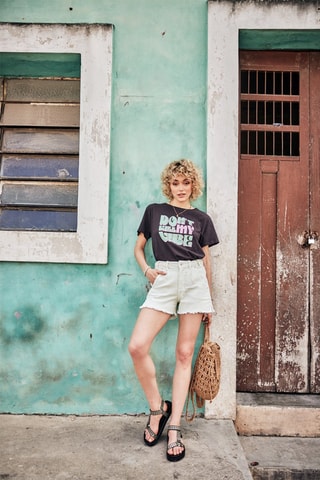 Short Jade California - Bleu