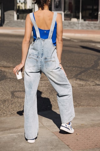 Salopette en jean - Bleu