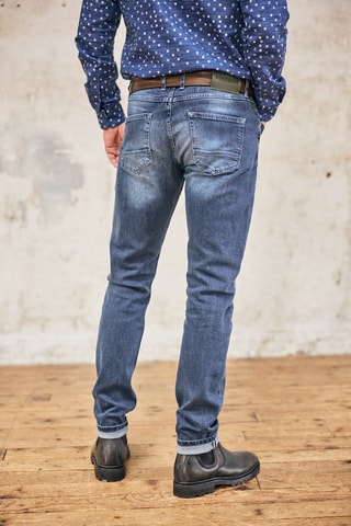 Jean en coton biologique - Bleu