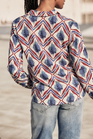 Chemisier Katy Diamond - Blanc