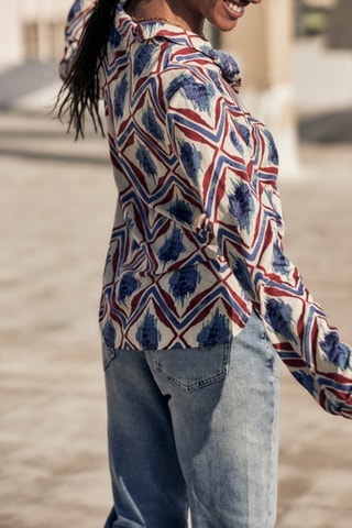 Chemisier Katy Diamond - Blanc