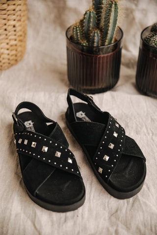 Sandales en nubuck Jule Suede - Noir