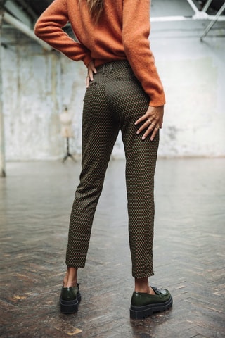 Pantalon super slim Adelie Floriana - Noir