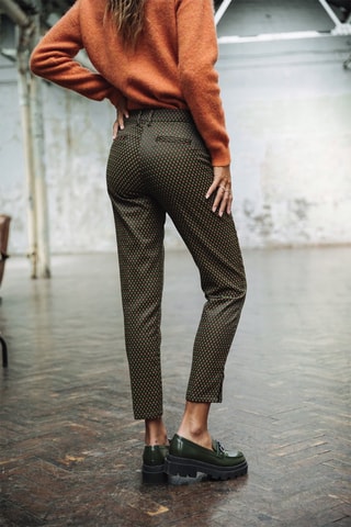 Pantalon super slim Adelie Floriana - Noir